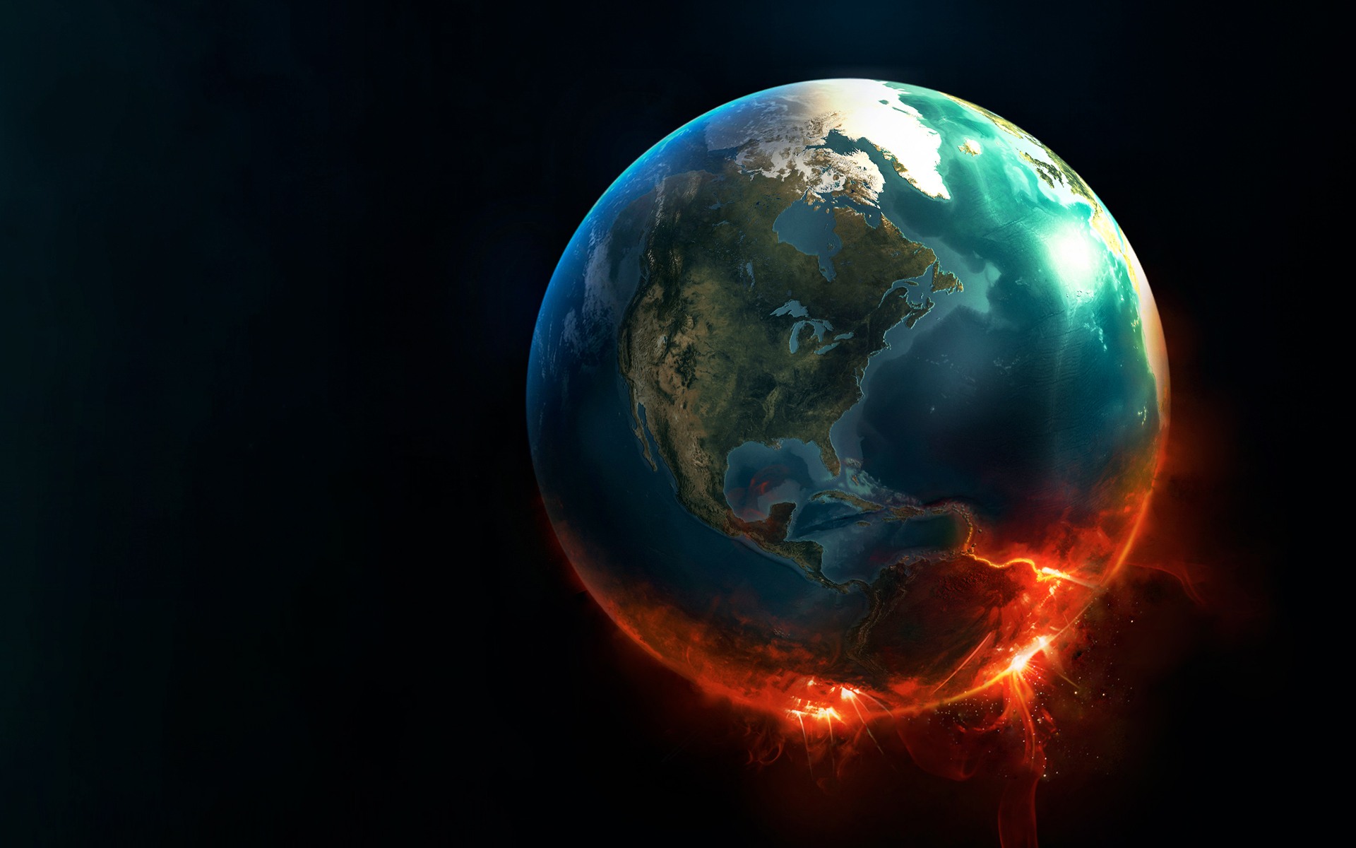 Daily Wallpaper: World on Fire | I Like To Waste My Time