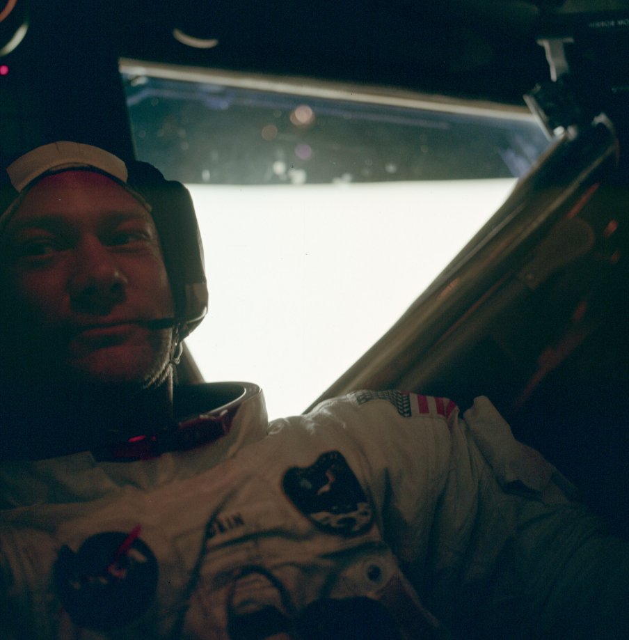 What Did Edwin Aldrin Jr Look Like  on 7/20/1969 