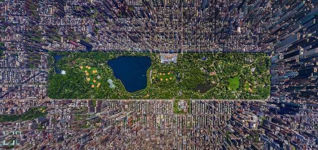 Central Park panorama, New York