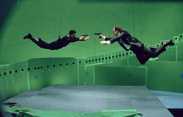Stunning Image of The Matrix  and Keanu Reeves in 1999 