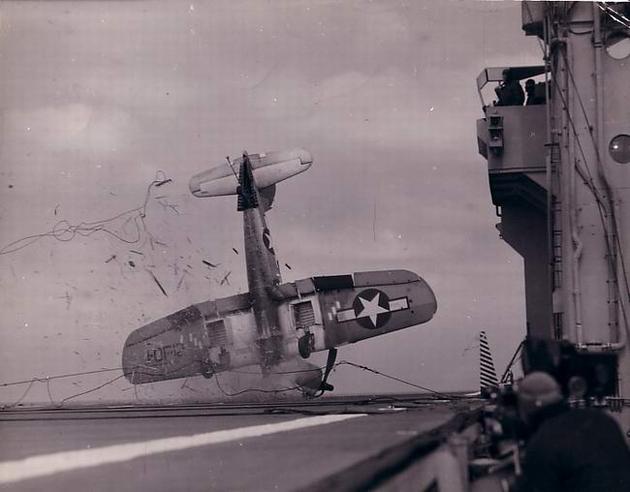 F4U Corsair crashes