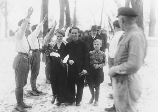 Goebbels Wedding (Hitler in the back)