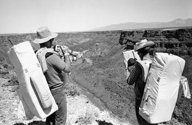 Young and Duke training for Apollo 16