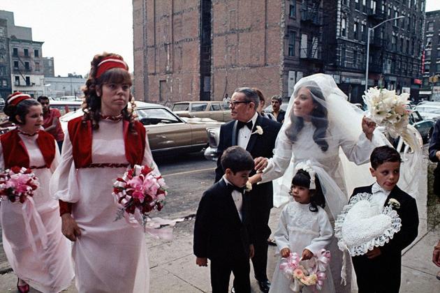 Puerto Rican wedding in East Harlem, 1970.
