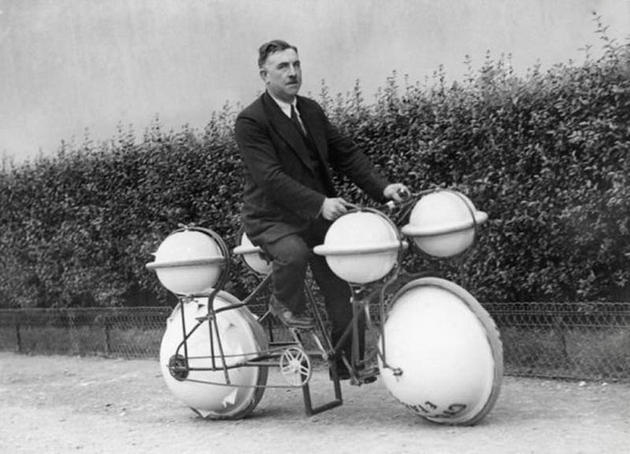 Floating bicycle invention