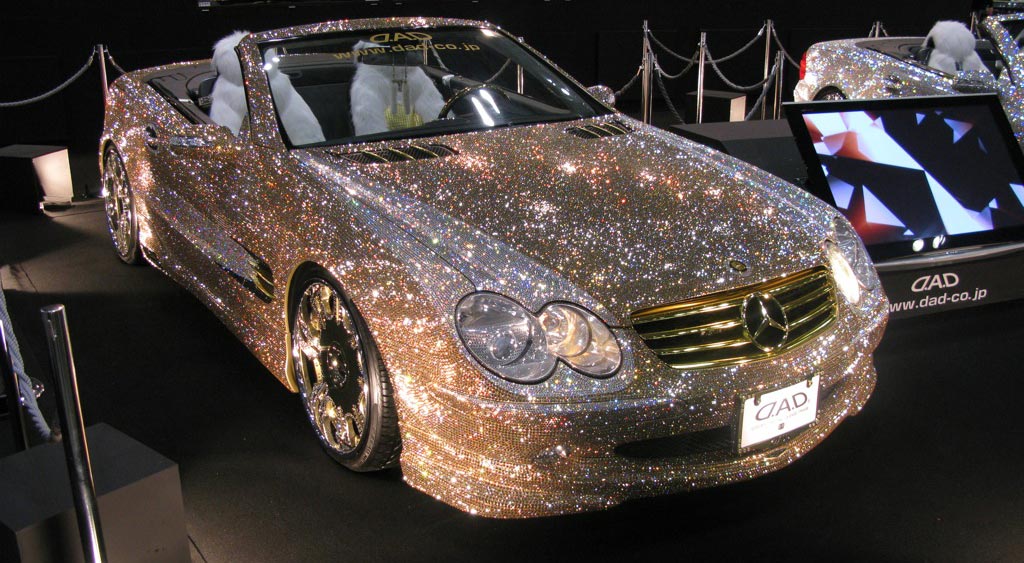 Mercedes covered crystal #5