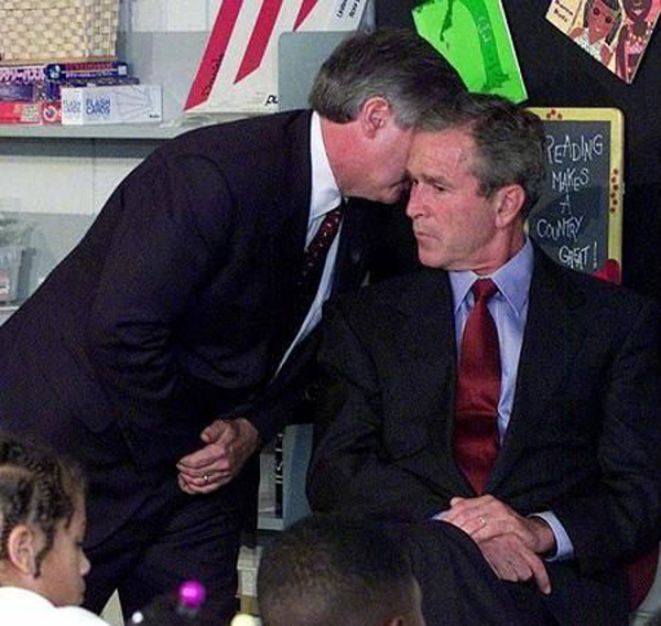 Amazing Historical Photo of George W. Bush on 9/11/2001 