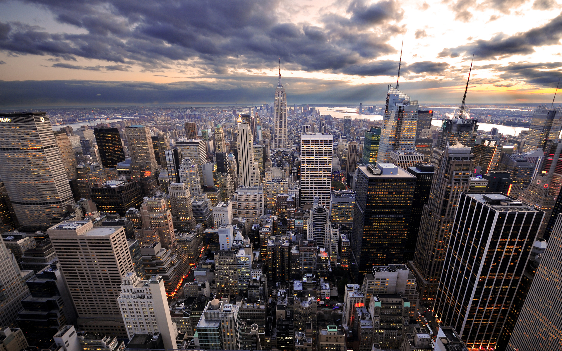 Daily Wallpaper Birds Eye View Of New York I Like To Waste My Time