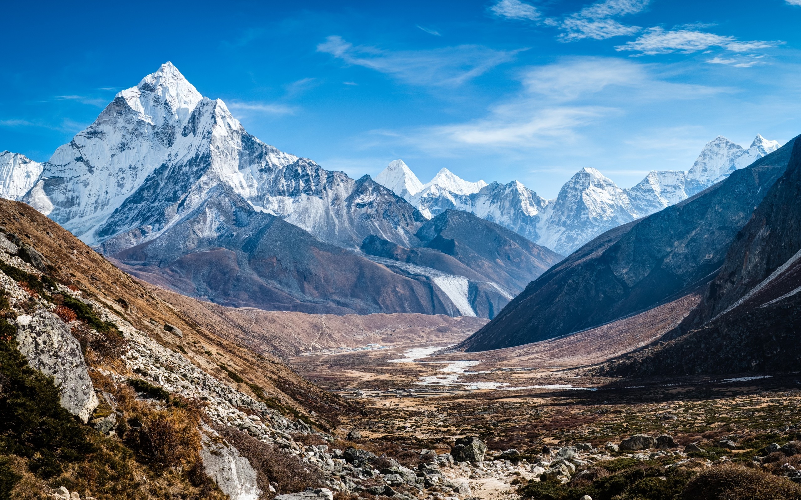 Himalayas Mountains Nepal Region Wallpaper, HD Nature 4K Wallpapers, Images  and Background - Wallpapers Den