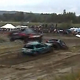 Car Jumps over Another In a Race | I Like To Waste My Time
