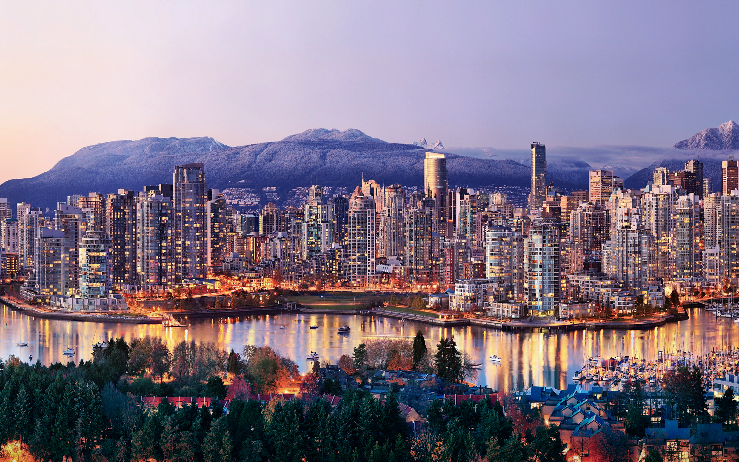 Daily Wallpaper Sunrise In Vancouver Canada I Like To Waste My Time